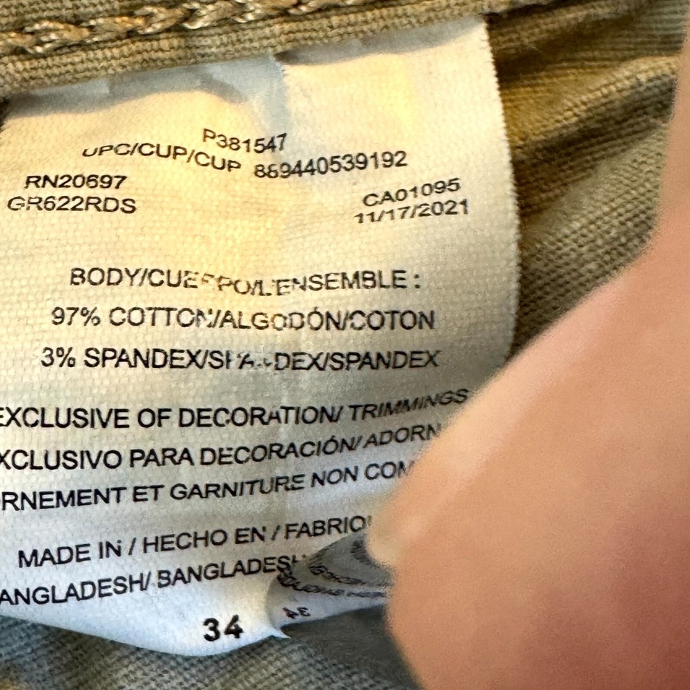Genuine Dickies Mens Ripstop Shorts Mens 34 Beige Stretch Flex Multi-Use - Picture 6 of 8
